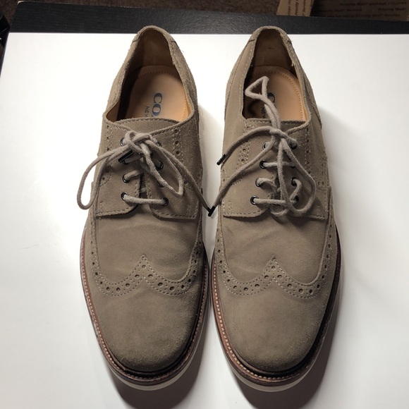Coach tan casual dress shoes size 11 - Picture 2 of 9